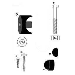 Cover Butler Pivot One & Two Hardware Kit