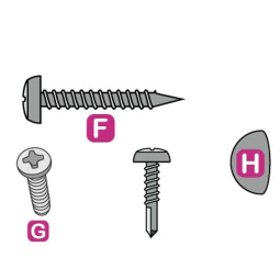Cover Butler Shock Pro Hydraulic Cover Lifter Hardware Kit