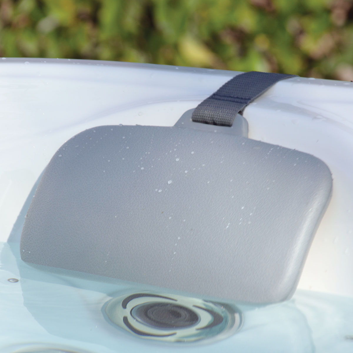 pillow tub spa stuff cushion head weighted